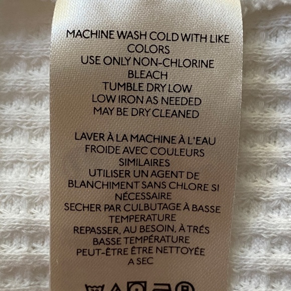 We The Free Coraline Oversized Thermal Top White Size Medium - Picture 10 of 14